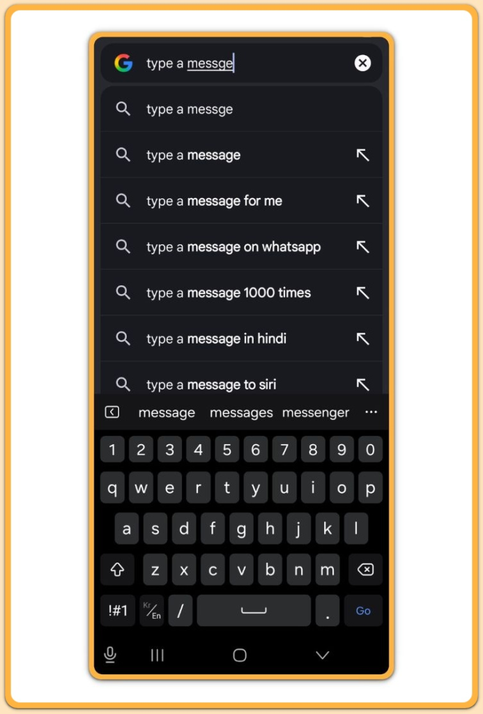 Microphone icon on Android keyboard for voice typing input
