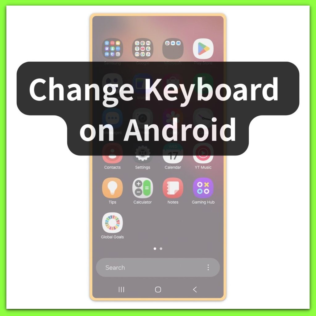 change keyboard on android