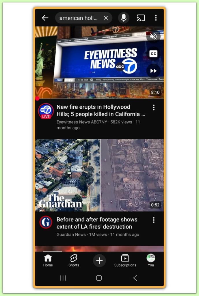 Android screen cast to TV app cast icon