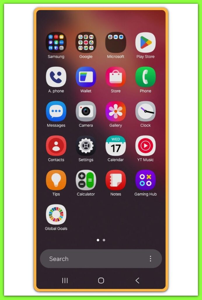 Open Android Settings app