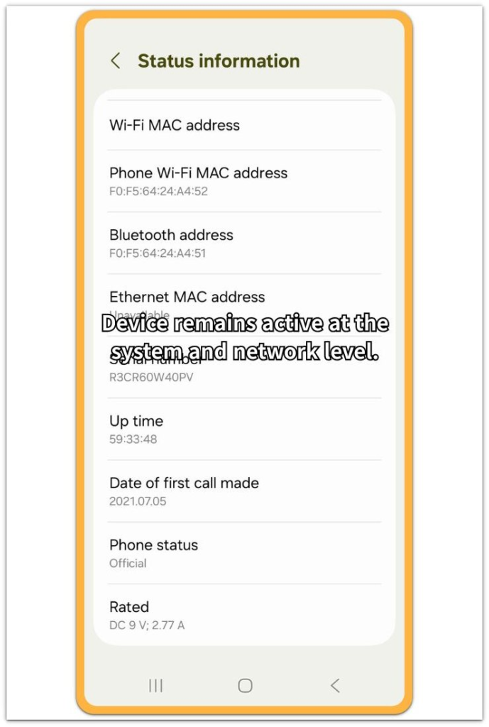 android volte standby battery drain system and network status