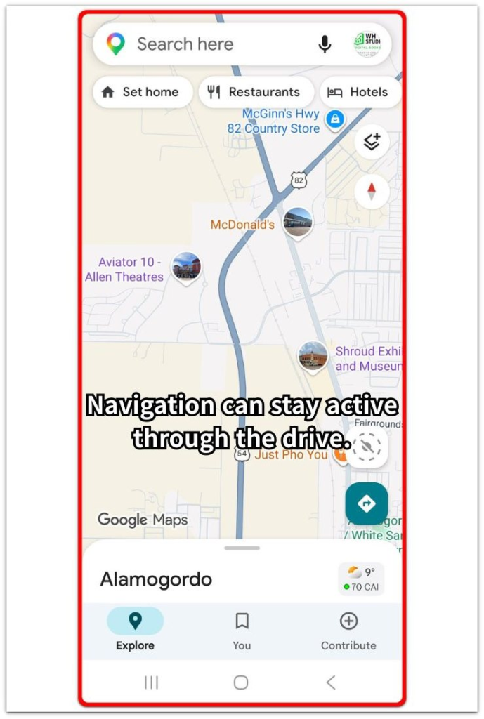 android auto battery drain navigation screen