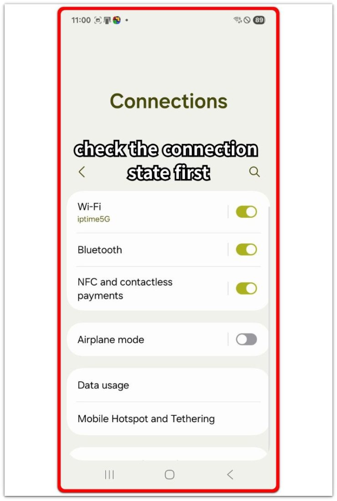 android phone overheating connections screen check