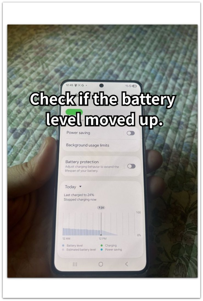 android charging slow with moisture detected battery level check