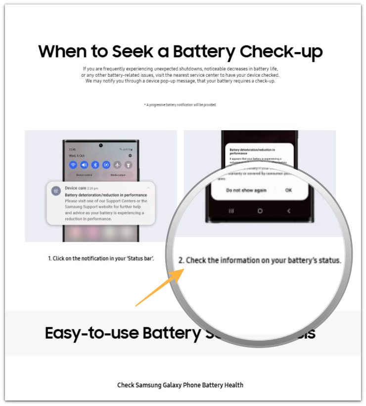 android battery information stops updating official samsung battery status check