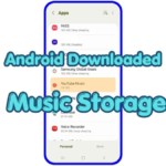android downloaded music storage youtube music app size