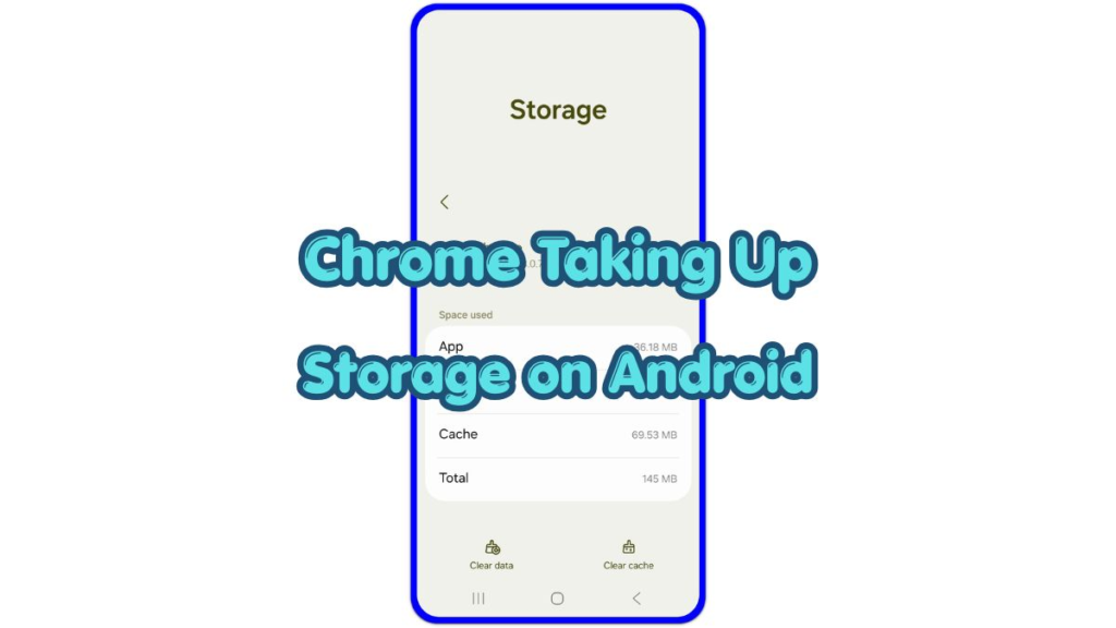 chrome taking up storage on android thumbnail